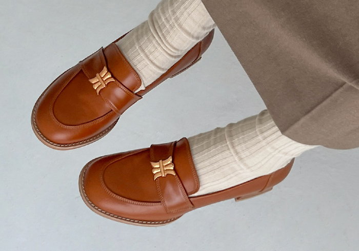 Ionic Loafer Persimmon Brown 이오니아 로퍼 퍼시먼 브라운